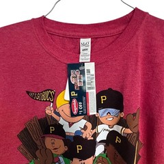 M&O Gold Backyard Sports Pittsburgh Pirates Tee Mens Small Red NEW Graphic Shirt
