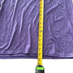 Anvil Lightweight Long Sleeve TShirt XXL Purple Cotton Blend Casual Mens