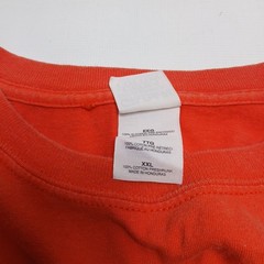 Old Biker Clothing Co EST 2004 Orange Short Sleeve 2 Sided Graphics T Shirt 2XL