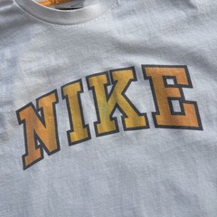 Vintage Y2K Nike Silver Tag Center Logo Spellout T Shirt
