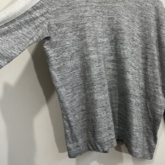 Vince Mens XXL Gray Sweater Tee Long Sleeve Cotton Cashmere Modal Lightweight *