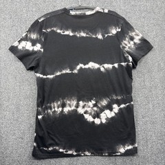 Hollister Tie-Dye Logo T-Shirt Black and White Size XL – Retro Hippie Style NWT