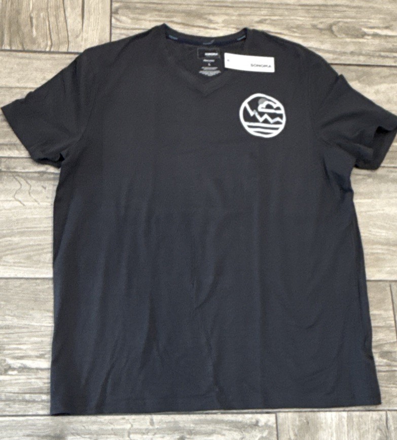 2018 Sonoma Flexwear Skyline Stretch Breathable Soft Touch Tee T-Shirt Sz Large
