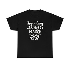 March Birthday shirt 3XL-5XL customise year born in March birthday in March