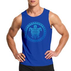 Hawaiian Tribal Sea Turtle Polynesian Symbol Tank Top