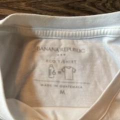 Banana Republic Eco T-Shirt California 1978 Elephant Logo White Mens M Cotton
