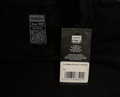 Oasis Live 25 Rose Bowl T Shirt Adult Size M NWT-Official Merch Bag Included