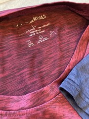 Real Essentials Men’s T-shirts 3 Pack Size LARGE Green Navy Burgandy work out
