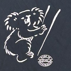 Australia Koala Graphic Shirt Mens XL Black Cotton Souvenir Short Sleeve Tee