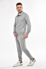 All Saints Mens Zip Thru Funnel Neck Designer Cardigan Sweatshirt Sweater Jacket