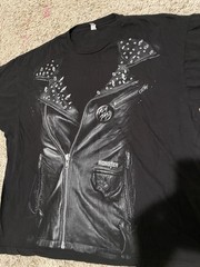 Vintage Lady Gaga Born This Way Shirt, Size 2XL, Black, Leather Jacket