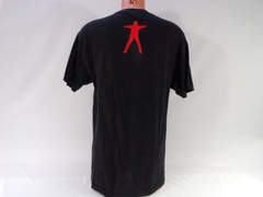 Vintage WWE SAVE US Y2J T Shirt Mens L Black w/Red Dragons & Chains Cotton G25
