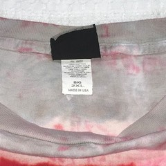 Vintage Liquid Blue 2001 Detroit Red Wings 2XL Double Sided Tie Dye T-Shirt