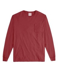 ComfortWash by Hanes Unisex Garment-Dyed Long Sleeve T-Shirt With a Pocket – GDH
