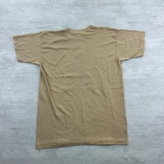 Vintage 70s Michiana’s 1st Team Shirt Size XL Tan Hockey Star
