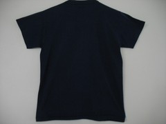 VTG 70s Russell Athletic Gold Tag Exc Condition NAVY Graphic Shirt Men S 34-36