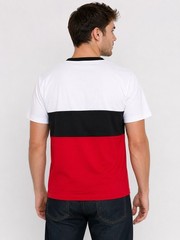 DC Shoes Glenferrie T-Shirt Mens Large White Black Red Skate Streetwear