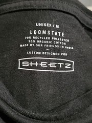 (#5) SHEETZ LONG SLEEVE PULLOVER SHIRT SIZE UNISEX MEDIUM BLACK