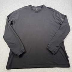 Kuhl Wildfibre Crew Neck T Shirt Black XL Zip Pocket on Sleeve Gorpcore Outdoor