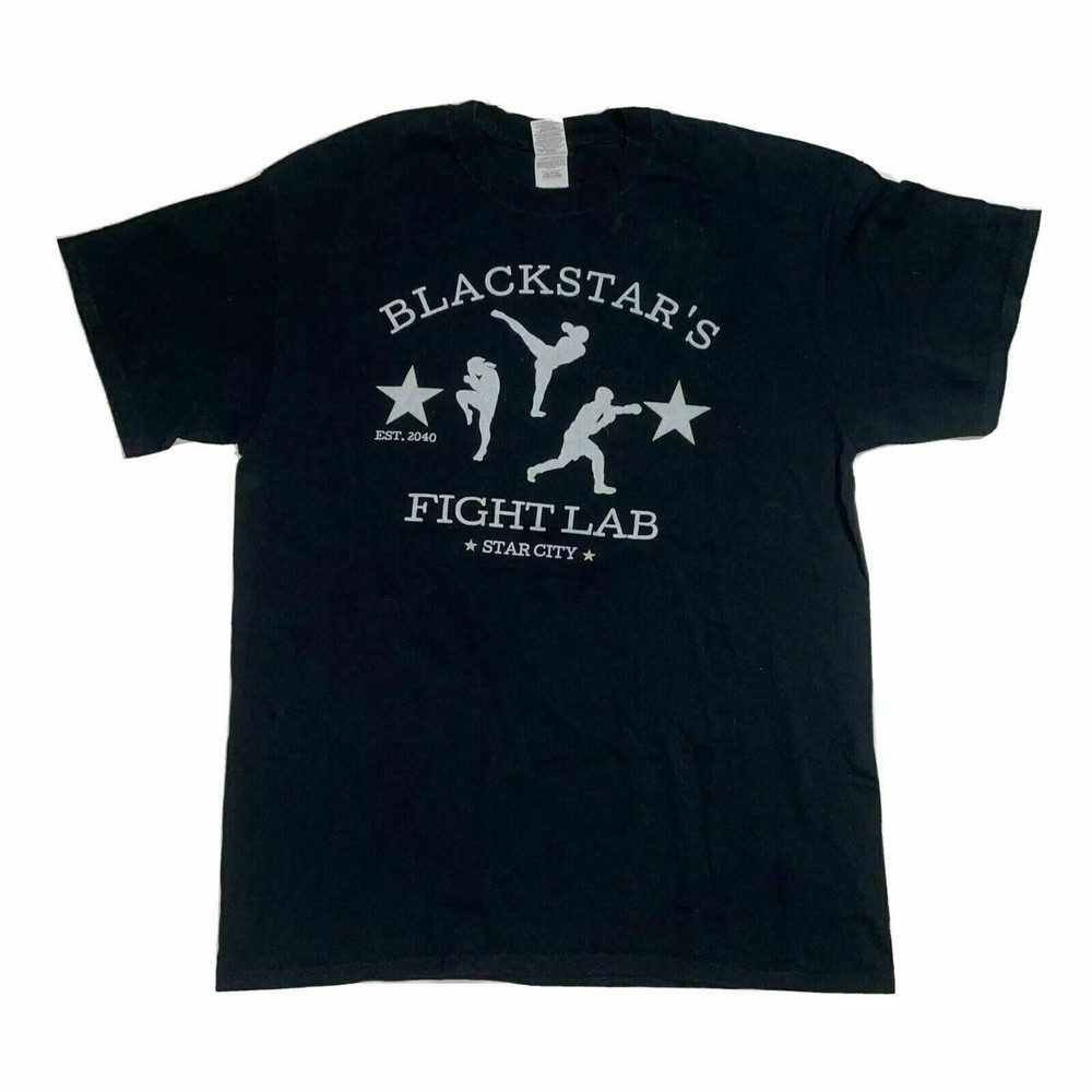 Men’s Blackstar’s Fight Lab Star City Logo Shirt Top SS Sz Large