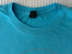 NASA Mens Small Anvil Lightweight T-shirt Light Blue Space Shuttle Moon S