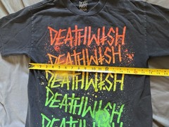 Deathwish Skateboards Spitfire Collab Shirt Mens Medium Black Rasta Graffiti