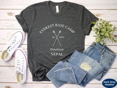 Everest Base Camp Shirt Travel Gift for Nepal Trip Lovers Souvenir Tee