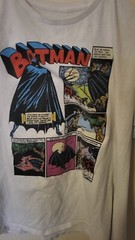 Batman Vtg Comic Book T Shirt Small S Sleeve on White Single stitch No Label 27