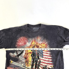 Mens The Mountain Donald Trump Americana T-Shirt Sz M Discontinued Tie-Dyed