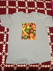 Supreme Fruit T-Shirt L Spring / Summer 2019 S/S19 Made In The USA Blue
