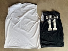 24 Sports T-Shirt & Jersey Bundle MLB NFL NBA Jordan Tee Mixed Teams & Sizes Lot