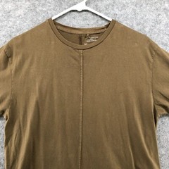 Urban Outfitters Modern Fit T Shirt Mens XS Exposed Seam Brown Short Sleeve