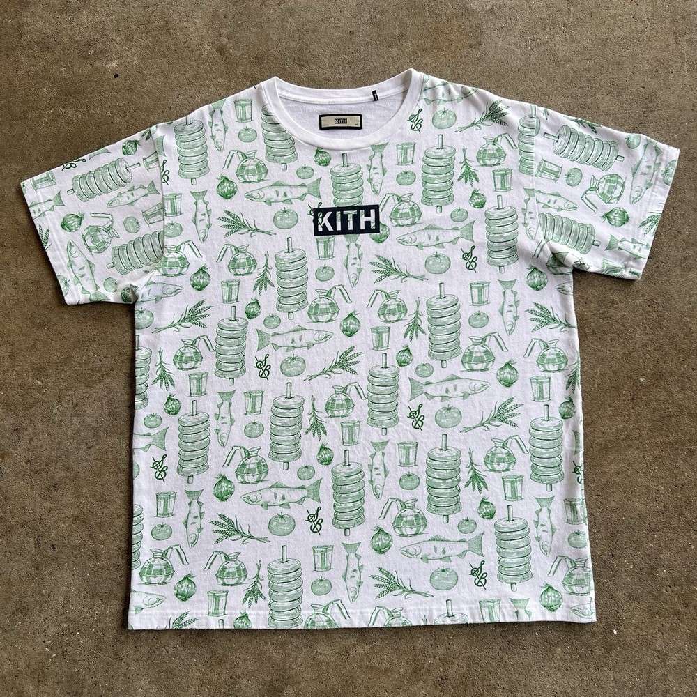 Kith x Sadelle’s All Over Tee Men’s XXL heavyweight