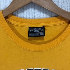 Steve & Barrys Michigan Wolverines T-Shirt Yellow Large NCAA Collegiate Tee