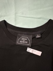 Embroidered Compass patch Two Tone Geometric Pattern T-shirt L