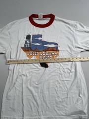 Augusta Sportswear Shirt Mens XL White Josh Abbott Band Texas Graphic Ringer Tee