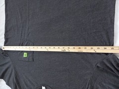 Humants Men’s 2XL Workwear /Outdoor Jersey Pocket Tee Dark Gray heather Cotton