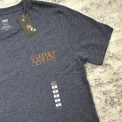 NWT Levi’s Standard Men’s Graphic Tee Small Navy Copper Riveted 1873 MSRP $24.50