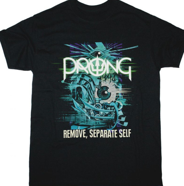 PRONG REMOVE, SEPERATE SELF NEW BLACK T SHIRT
