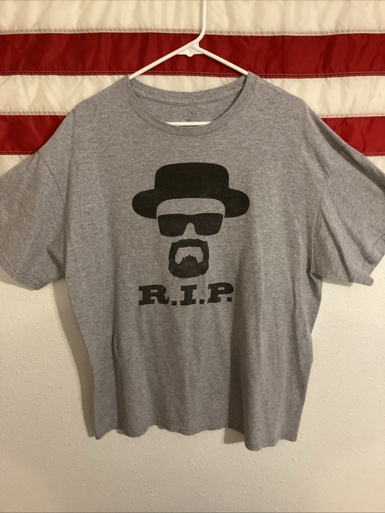 Breaking Bad R.I.P. Walt Heisenberg Shirt Mens Large From A&E TV Series
