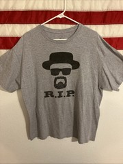 Breaking Bad R.I.P. Walt Heisenberg Shirt Mens Large From A&E TV Series