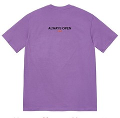 Supreme Gas Purple Tee Size Small SS 22’