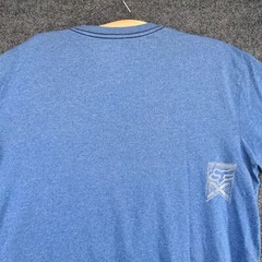 Fox Racing Men’s Slim Fit T-Shirt Blue XL Short Sleeve Crew Neck Straight Hem
