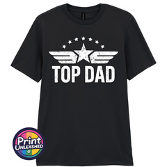 Classic Top Dad Tee Funny Dad T Shirt Retro Print Father’s Day Gift for Dad Tee
