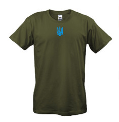 Ukraine Print T-shirt Ukraine Trident Coat of Arms Shirt Zelenskyy Unisex