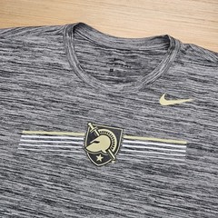 Army Black Knights Nike Men XL Gray Dri-Fit Short Sleeve Space Dye T-Shirt