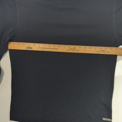 Omni-Wool Base Layer Shirt Men’s XL Black Wool Blend Crew Neck Long Sleeve