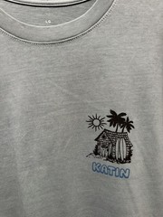 Katin large Men T-shirt Logo 100% Organic Cotton Air Force Blue