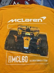 McLaren Racing Shirt Formula 1 F1 Hollister Mens Large Orange 2023 Tee