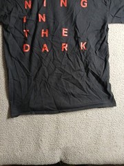 Men’s Tee Cotton Short Sleeve Crew Neck Plain T-Shirt Drowning In The Dark